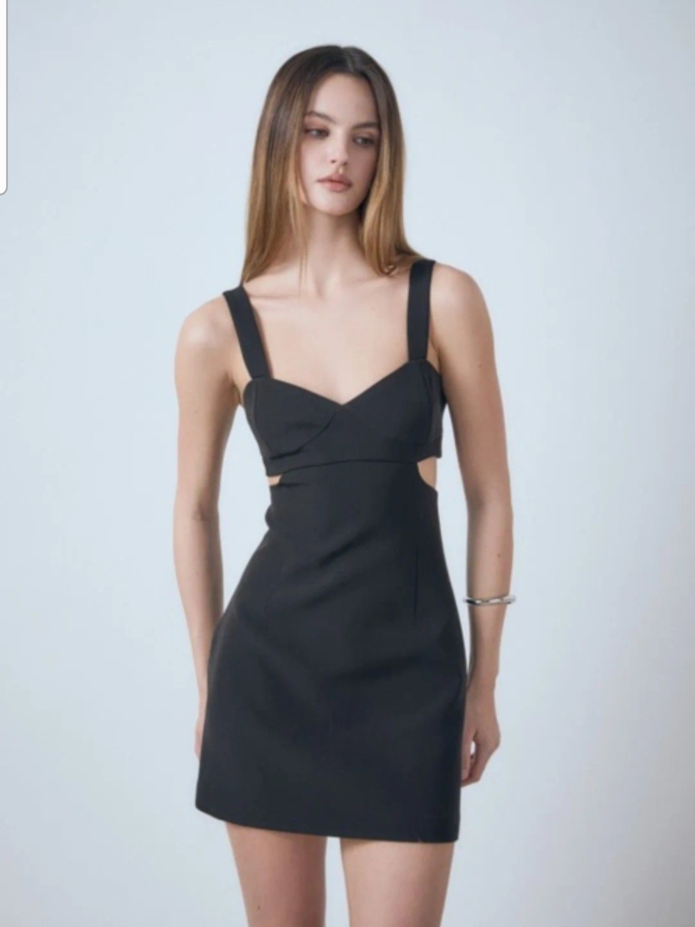 Endless Rose Black Cutout Mini Dress